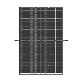 Trina 435W PV Module Vertex S+ Glass-Glass Bifacial Black Frame - TSM-435-NEG9RC.27